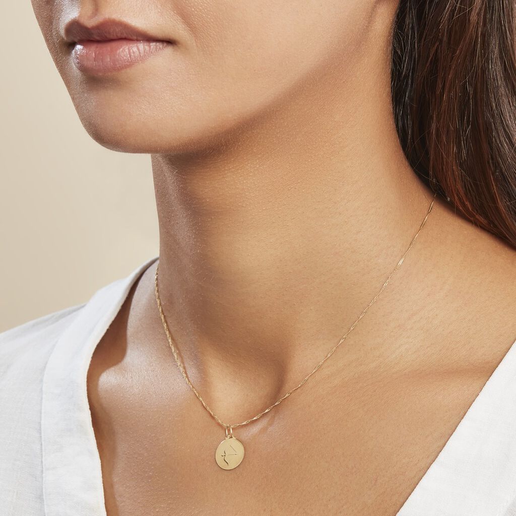 Pendentif Lamie Zodiaque Or Jaune