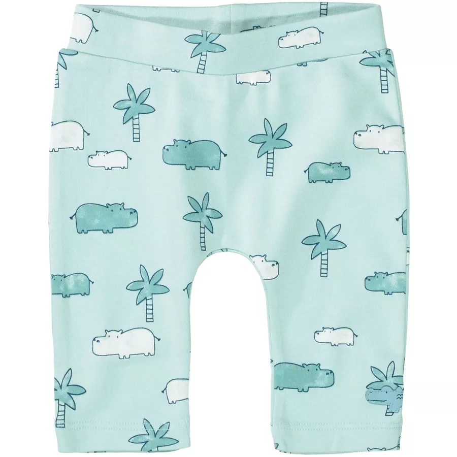 Staccato Leggings pastel mint gemustert