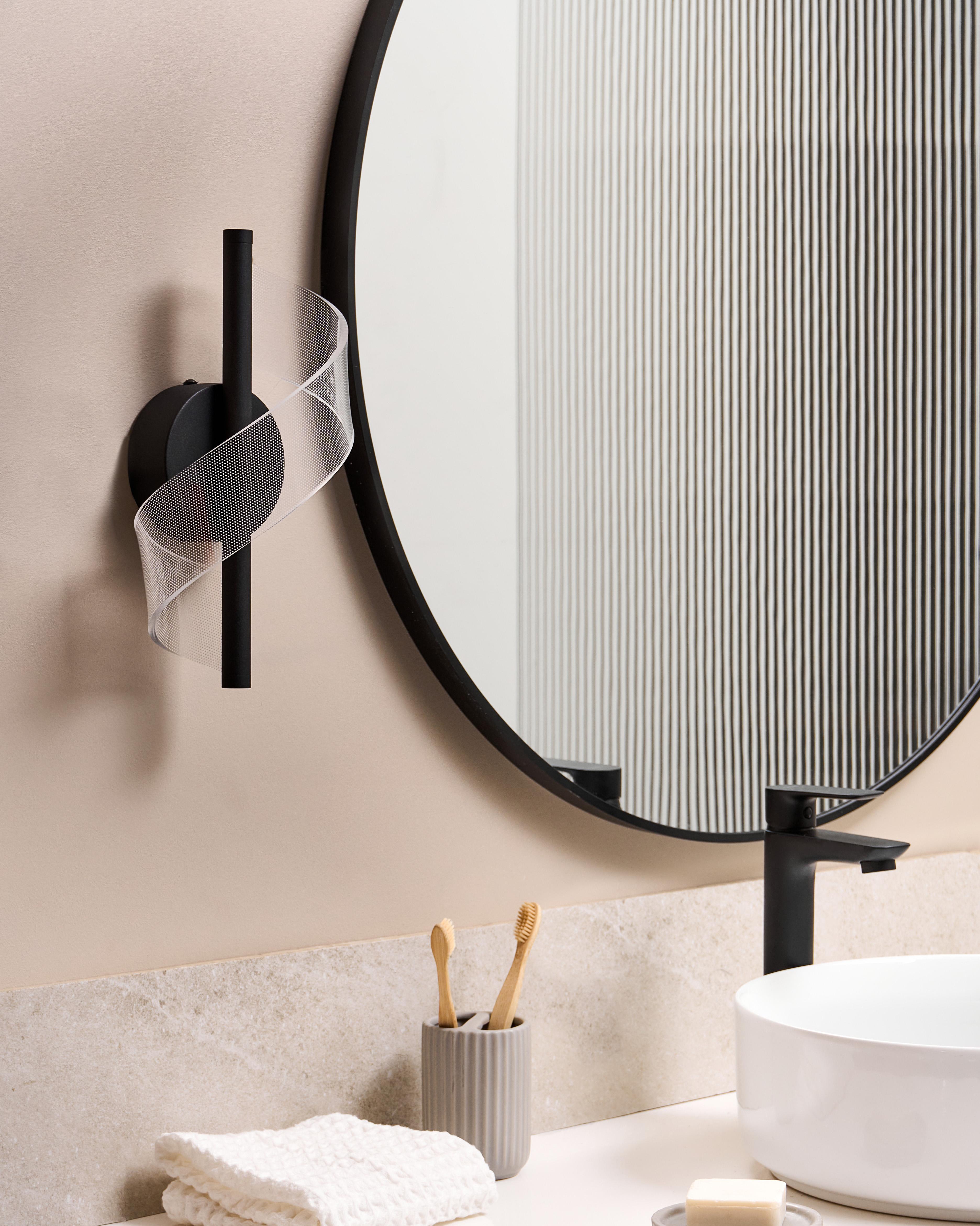 LED wandlamp SARELA Metaal Zwart
