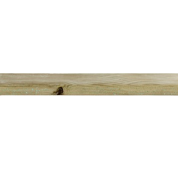 Schaaflat grenenhout ca. 1,8 x 4,4 cm, lengte ca. 210 cm