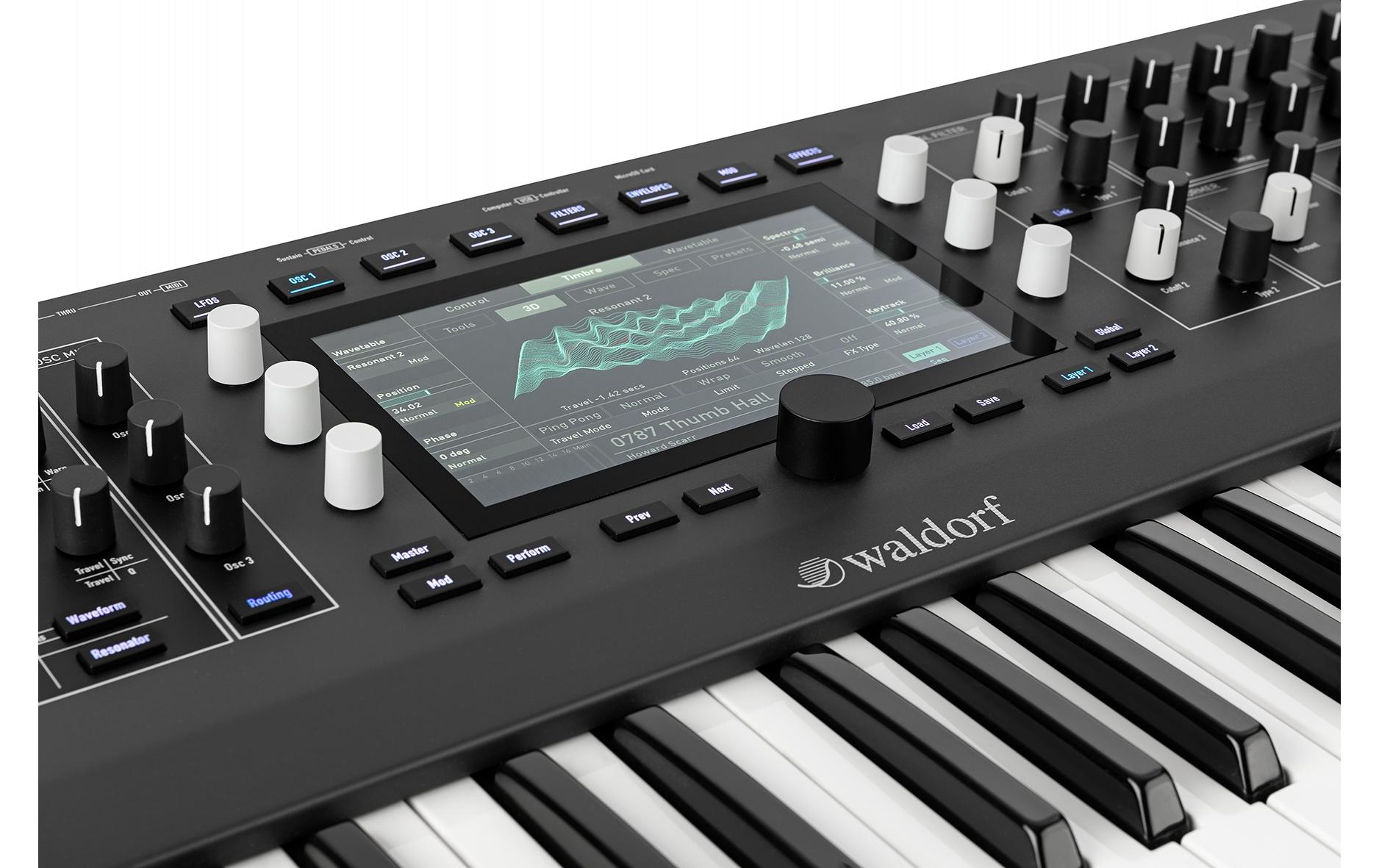Synthesizer Iridium Keyboard<br>Digitaler Synthesizer mit 49-Tasten-Fatar-Tastatur und 5 verschiedenen Synthesemodellen