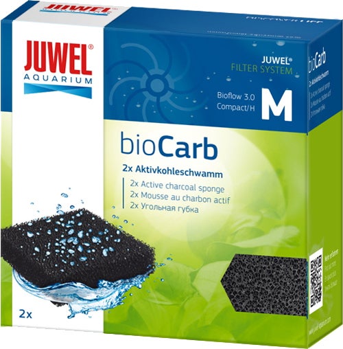 Juwel actieve koolstofspons bioCarb M 2 stuks