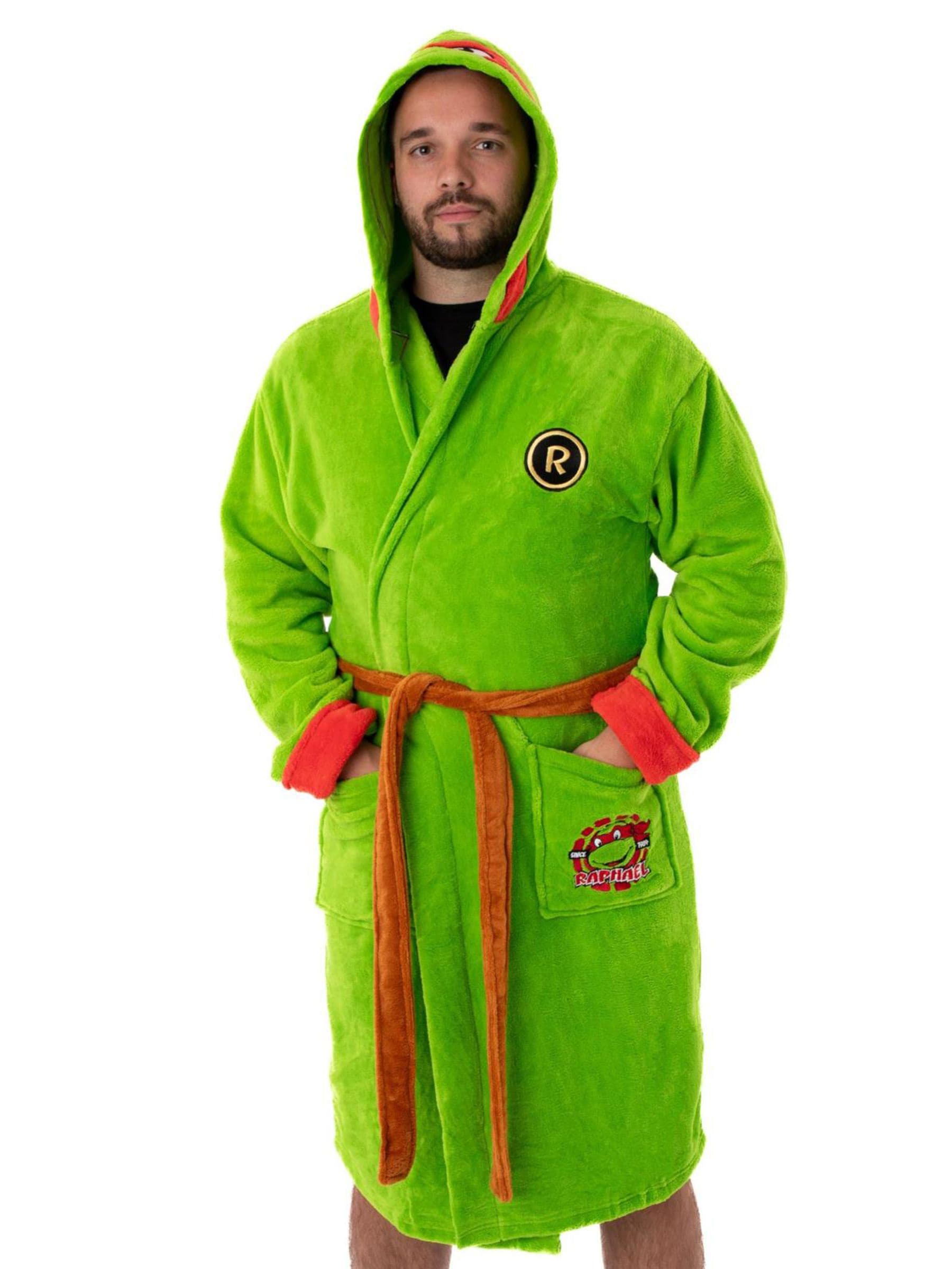 Groen met Ninja Turtles - Vanilla Underground kamerjas voor volwassenen