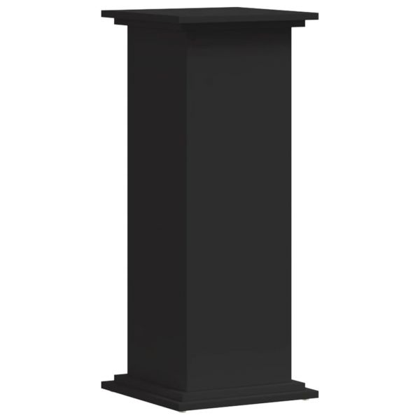 vidaXL Suporte para Plantas 33x33x80 cm Derivados de Madeira Preto - 2479997076