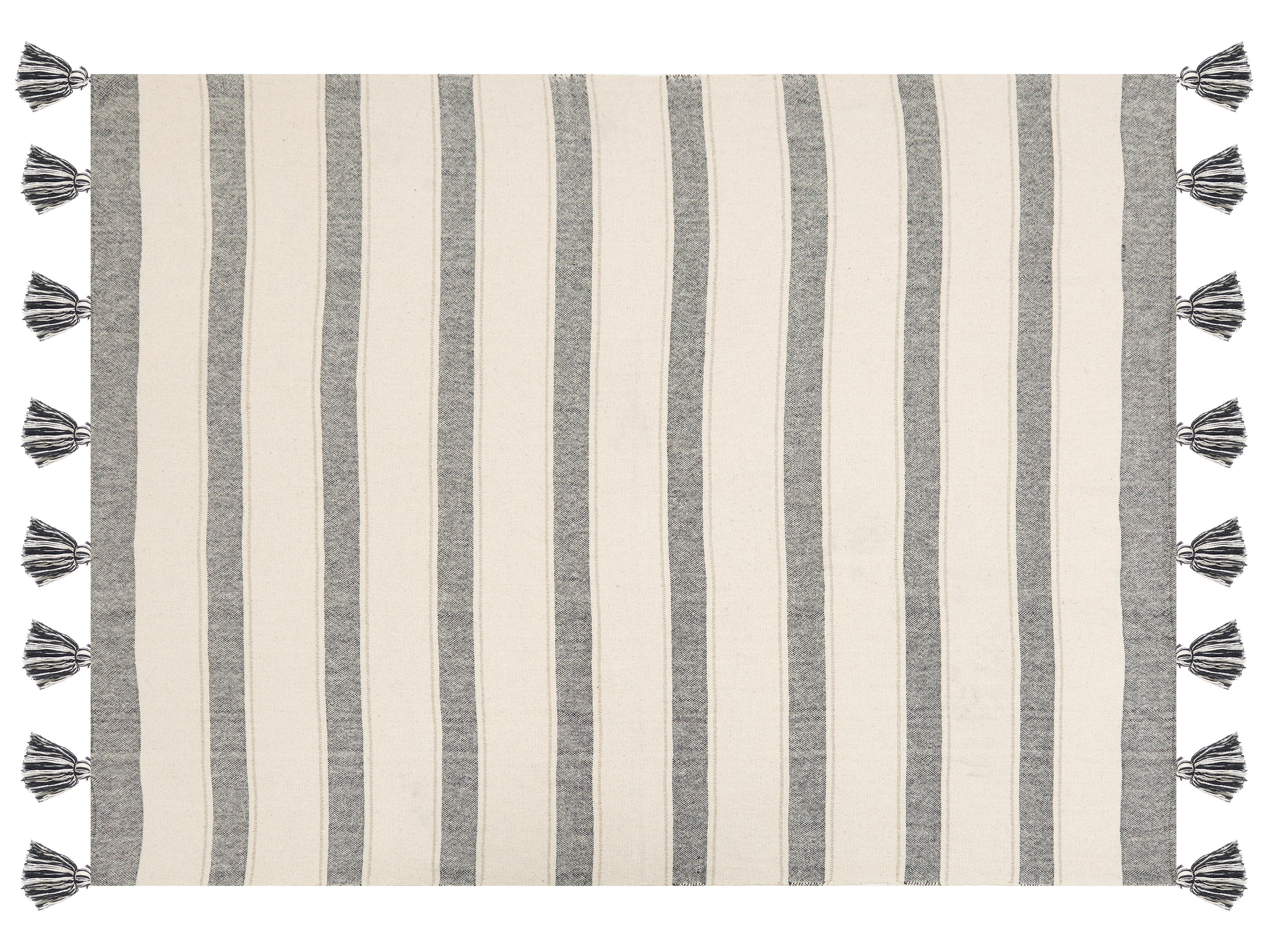 Plaid CAYIR Katoen 130 x 170 cm Beige