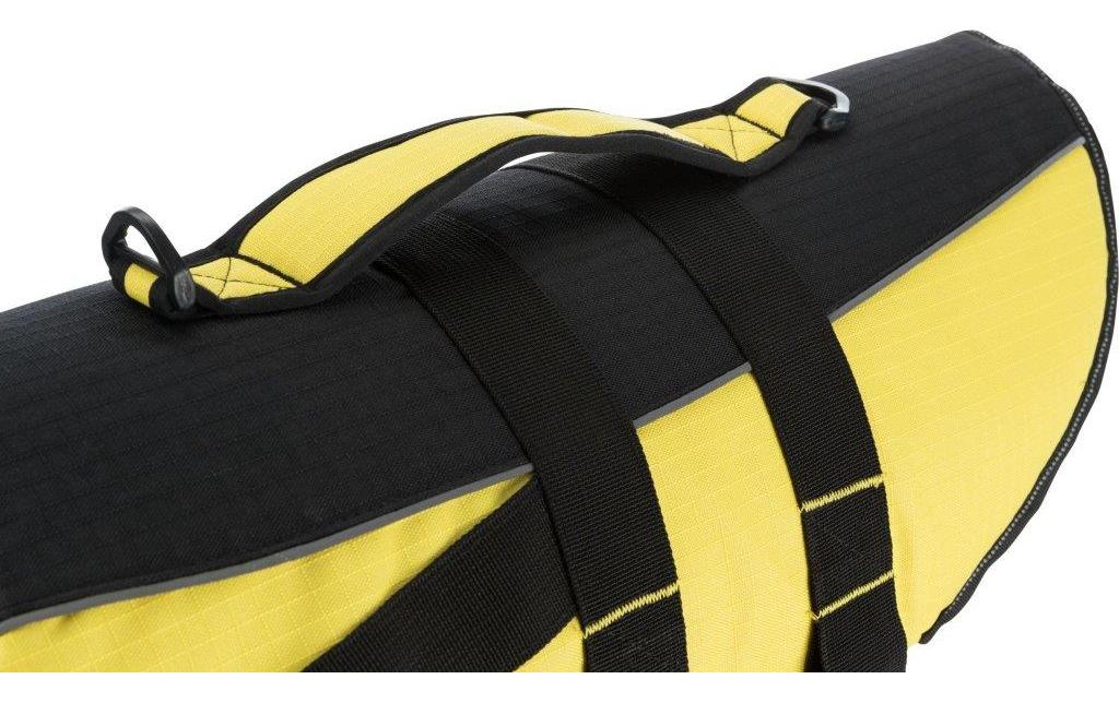 Schwimmweste gelb/schwarz, XSTrixie Schwimmweste für Hunde XS