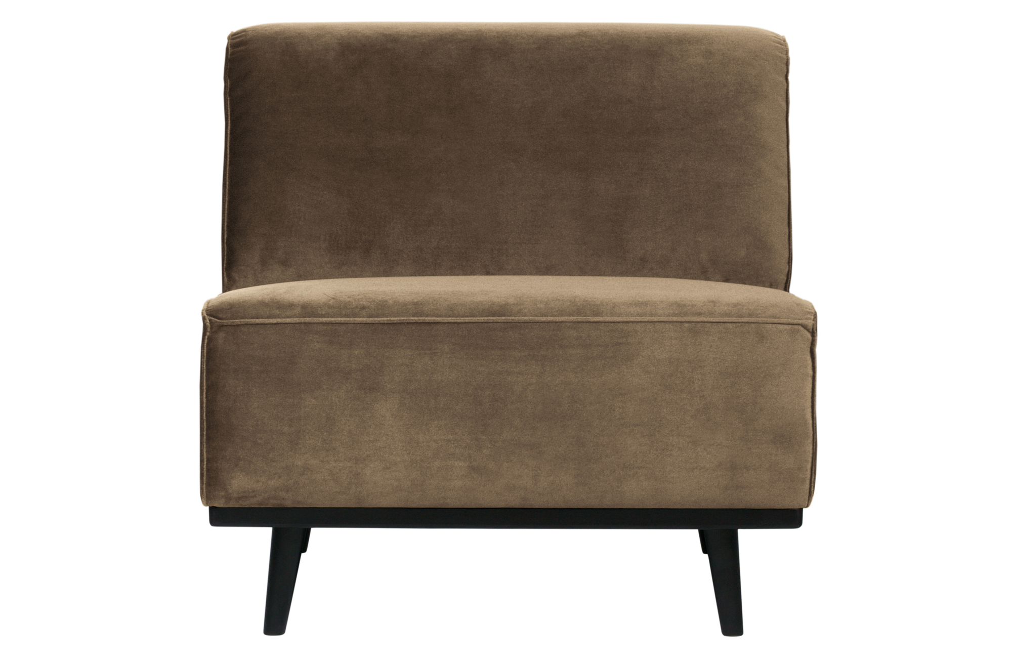 BePureHome 1-zits element Statement velvet - Taupe