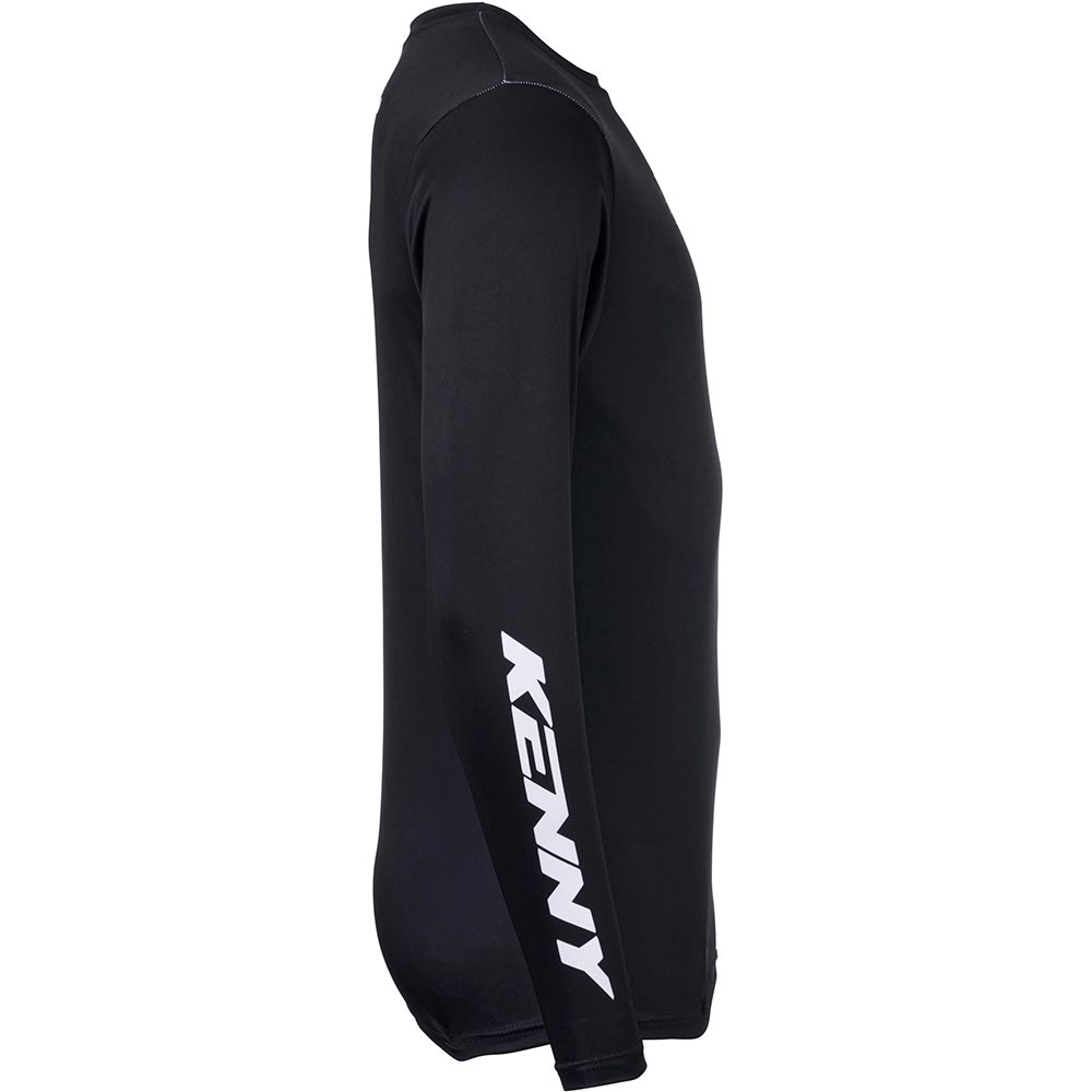 Kenny - Maillot Track Raw Noir / Blanc