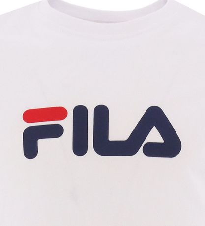 Fila T-Shirt - Solberg - Bright White m. Print