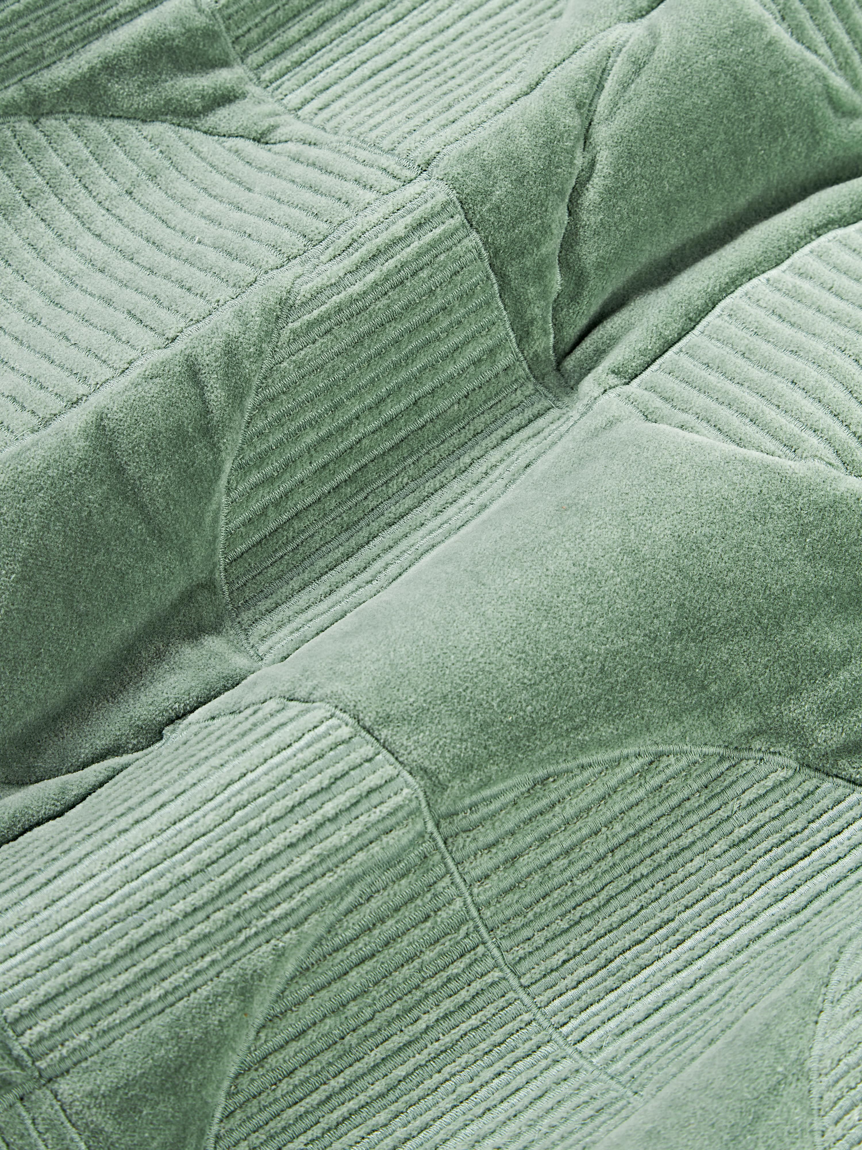 Geborduurde kussenhoes Verina met geometrisch patroon