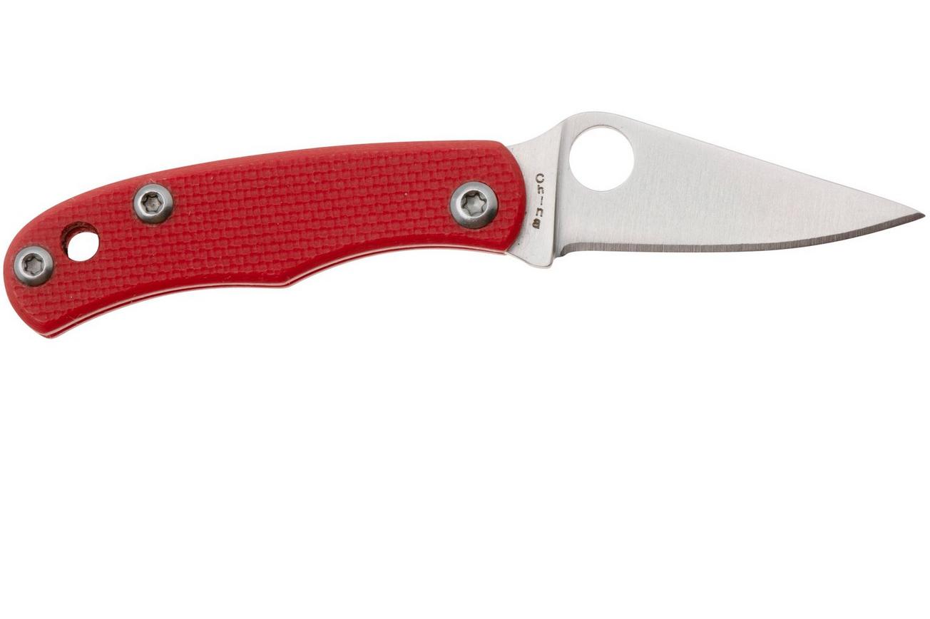 Spyderco Bug Red G10 C133GRDP sleutelhangerzakmes