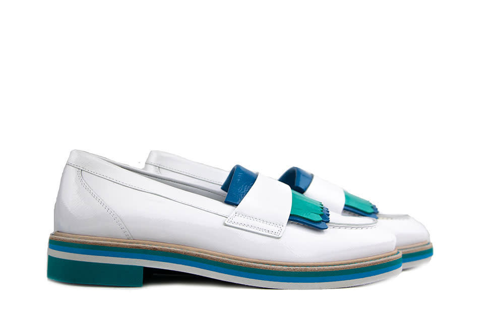 Pertini Loafer Klep Robin White