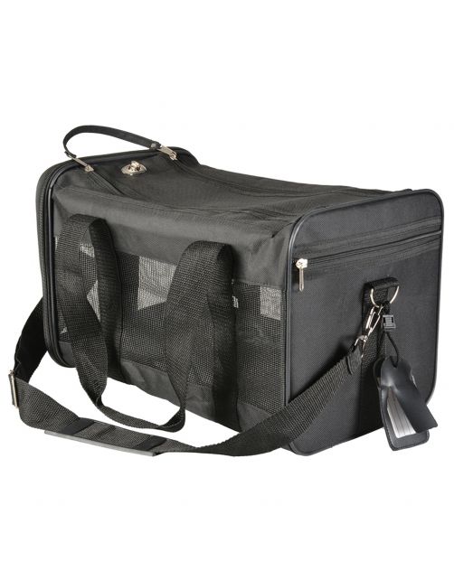 Ebi Nylontas M - Hondendraagtas - 50x27x29 cm 1.3 kg Zwart
