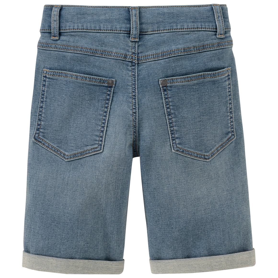 Famy 3 Jungen Jeansshorts im Basic-Look dunkelblau / blau / hellblau