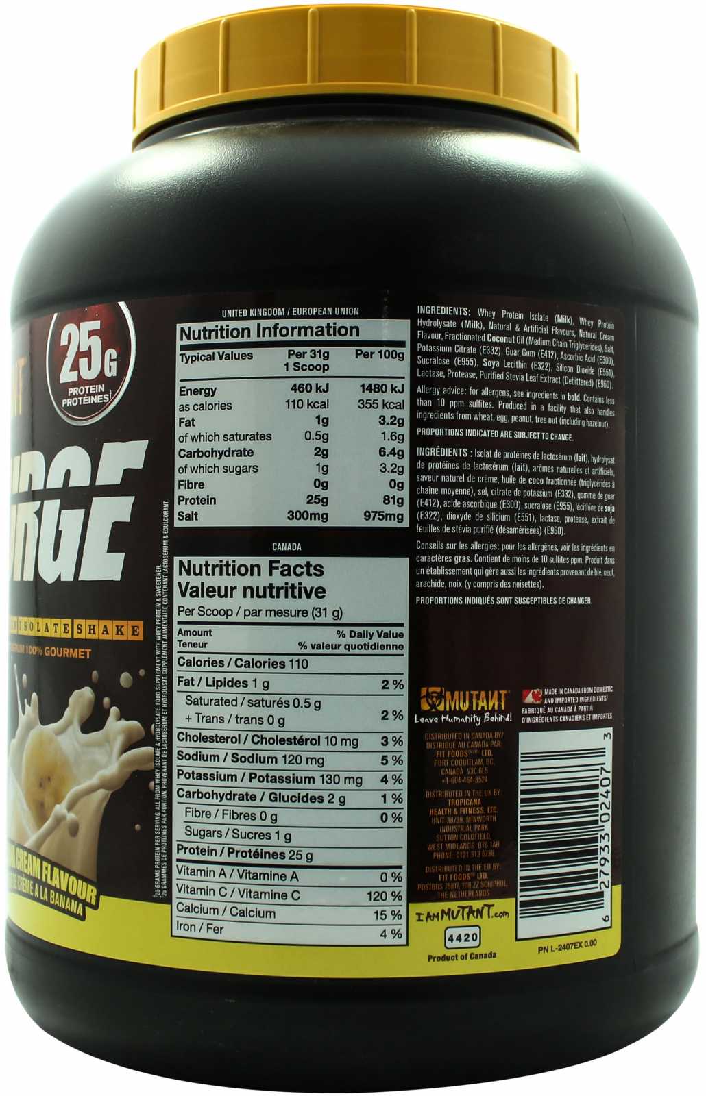 Mutante Mutante Iso Surge 727 g