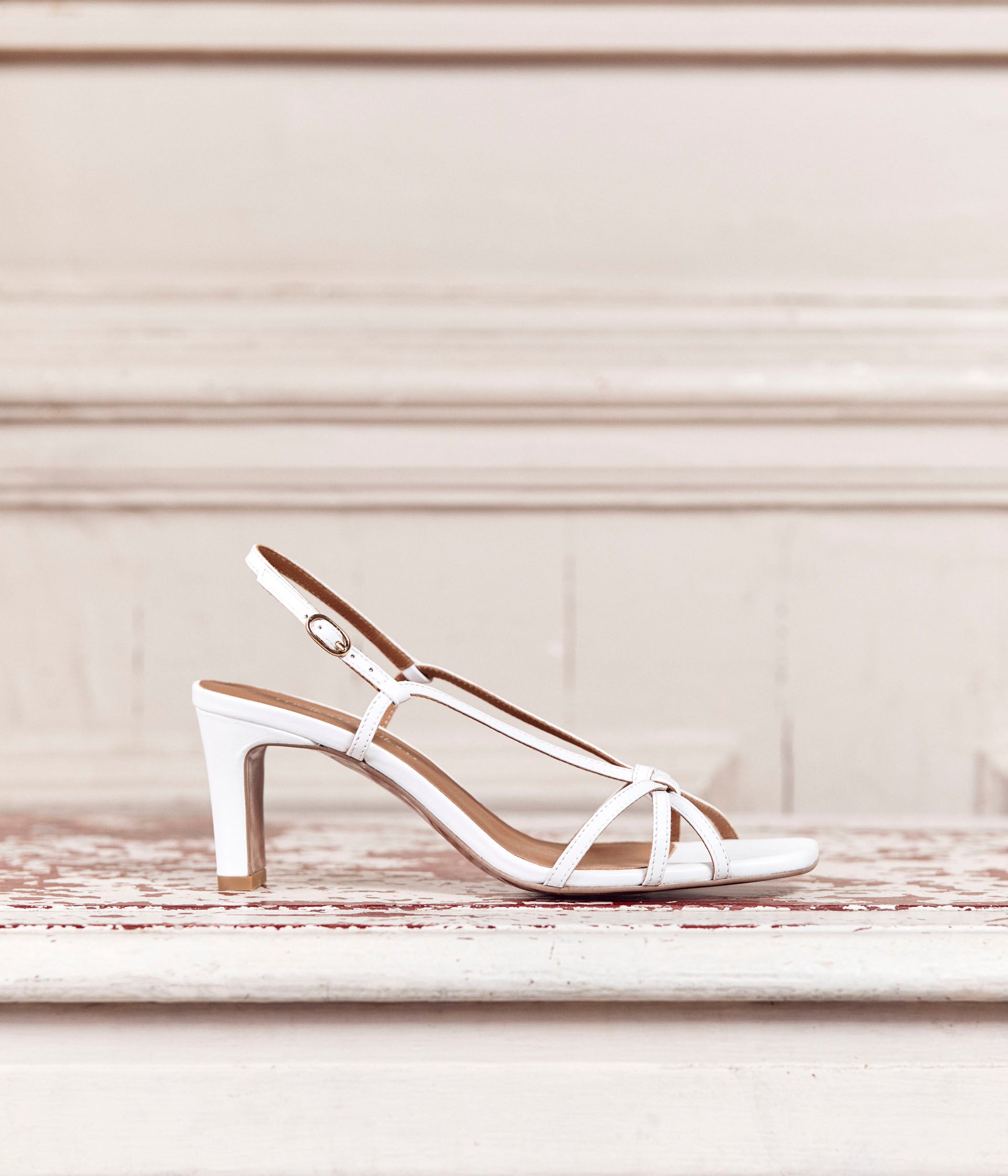 Sandales blanches Coco