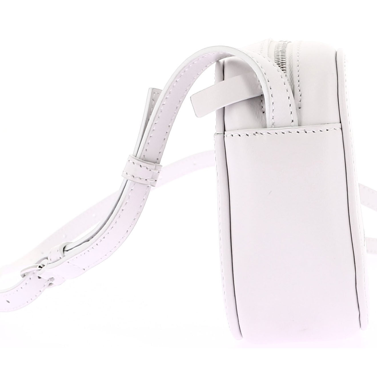 Balenciaga Sac bandoulière en Cuir Camera blanc - Parfait état - Longueur 17 cm