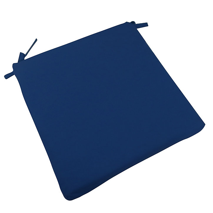 Galette de chaise Easy for life bleu L.39 x l.39 x Ep.5cm