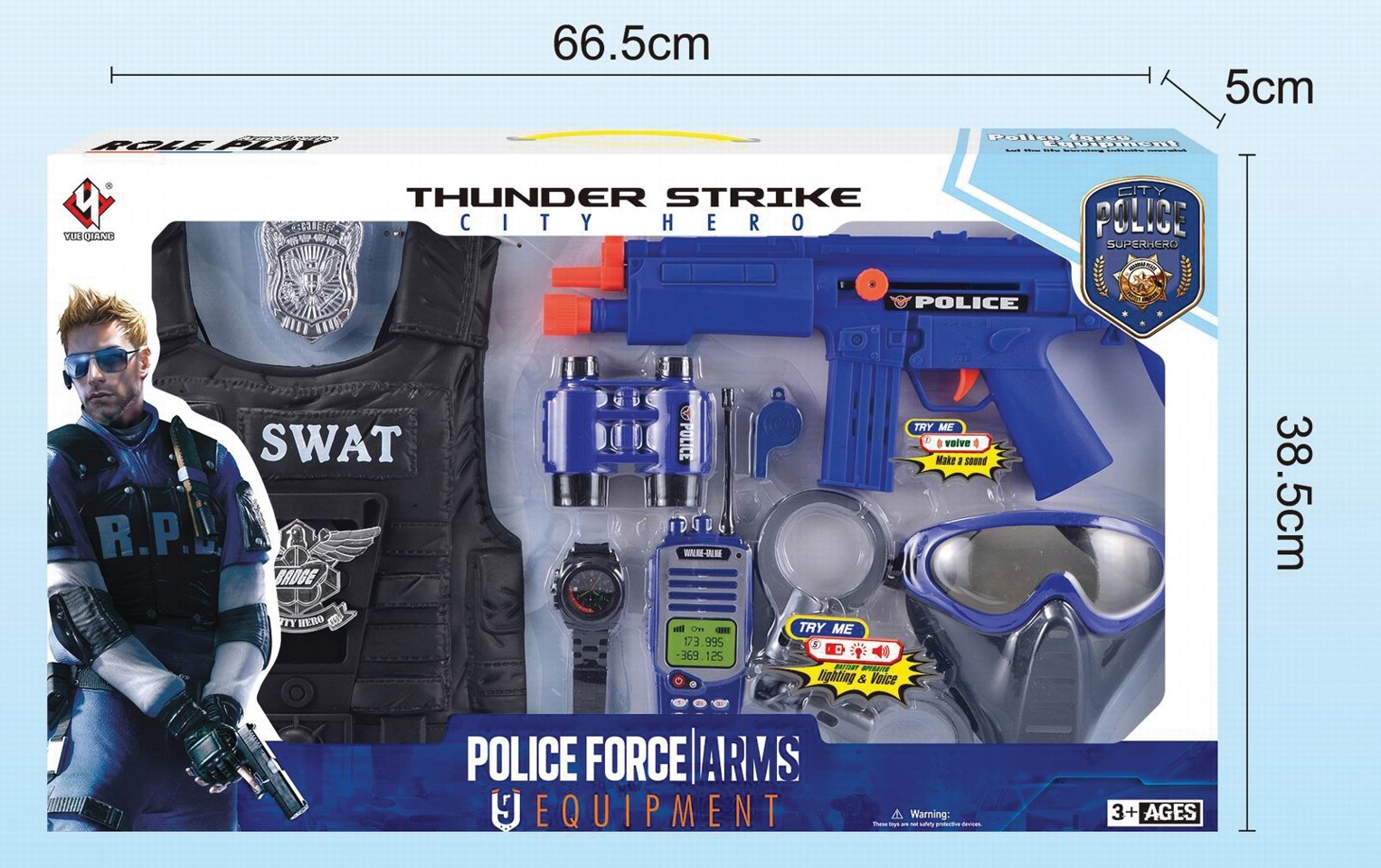 S.W.A.T Sæt - Stor Udklædnings Æske