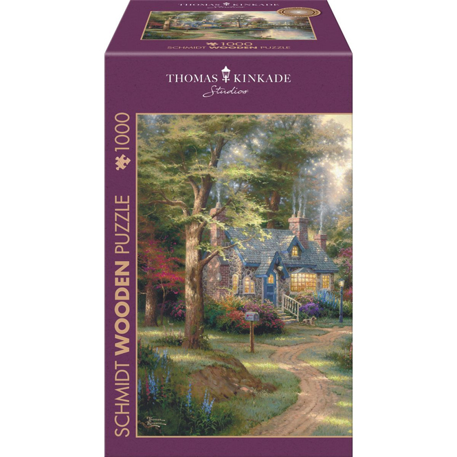 Holzpuzzle - Thomas Kinkade - Hometown Lake - 1000 Teile