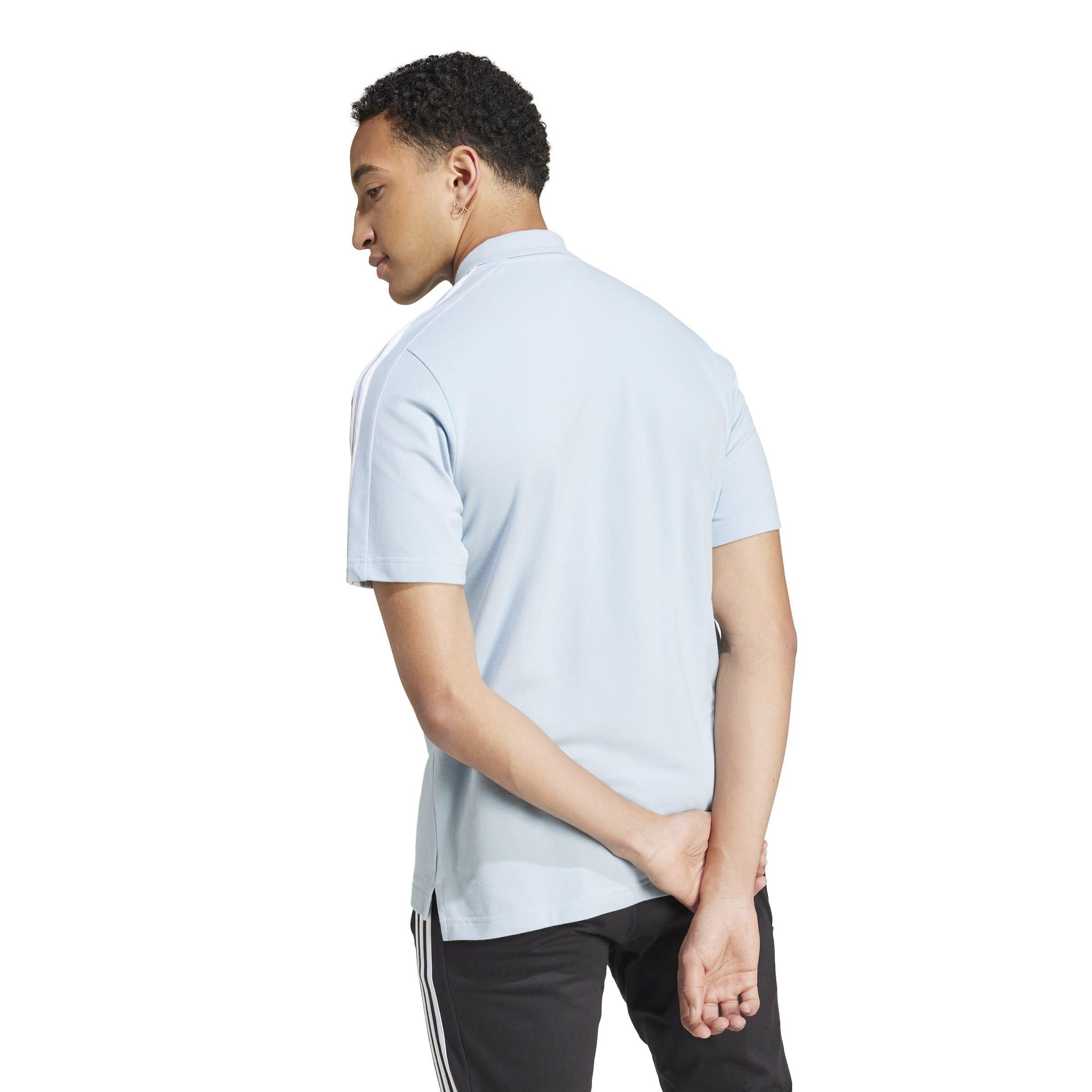 adidas Essentials Mens Cotton 3-Stripes Polo Shirt