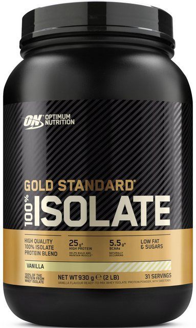 Optimum Nutrition Gold Standard 100% Isolate - Whey Protein Isolaat - Vanilla Eiwitshake - 930 gram (31 shakes)
