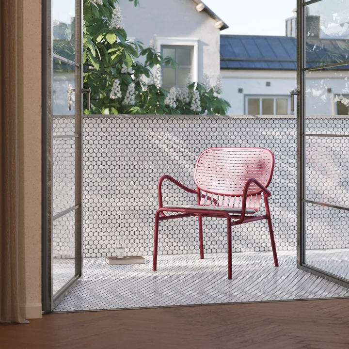 Petite Friture - Week-End Outdoor Sessel, ozeanblau