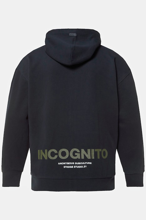 STHUGE Hoodie-Jacke, Fleece, Kapuze, Prints, bis 8 XL
