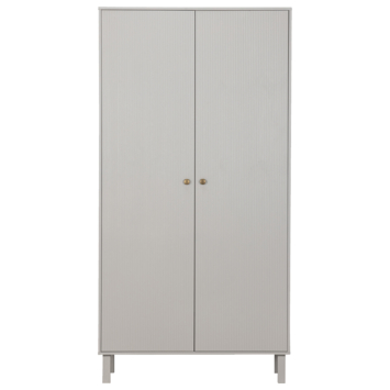 WOOOD kledingkast Madu wolkengrijs grenenhout 194,5 x 99,7 x 53,1 cm