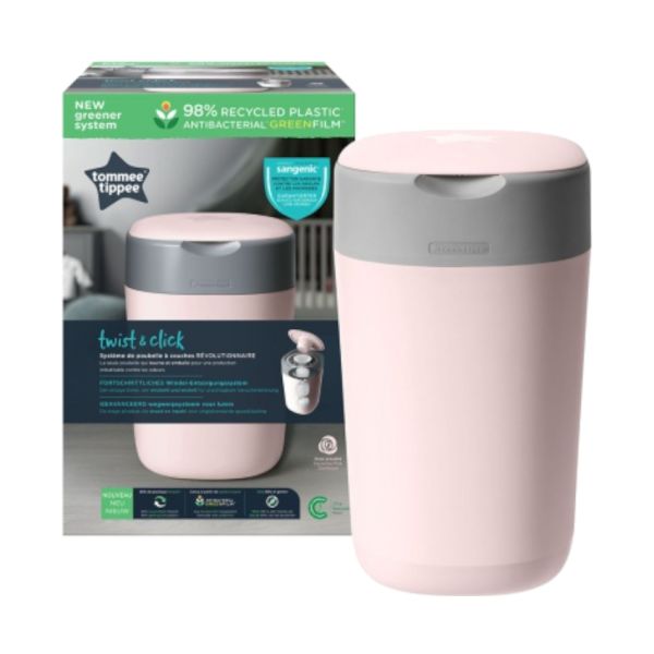 Tommee Tippee Sangenic Twist & Click Luieremmer - ECO - Blauw