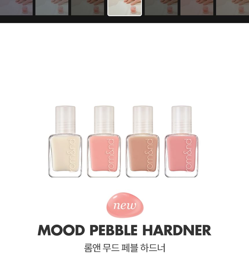 romand - Mood Pebble Hardner - 4 Kleuren