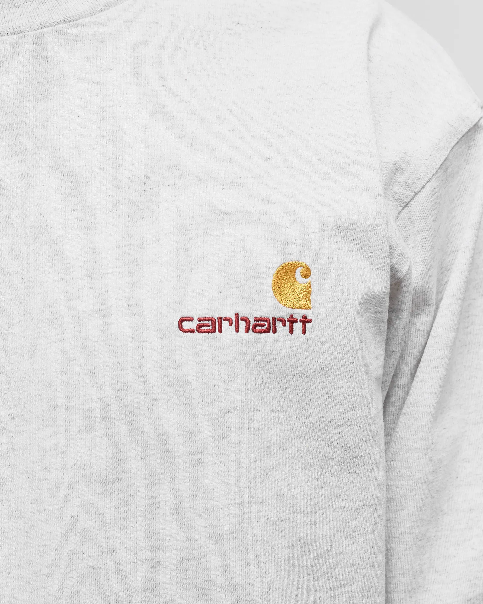Camiseta Carhartt WIP de manga comprida com estampa American Script