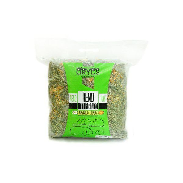 Miniorycs Heno Natural Del Pirineo Con Manzanilla e Caléndula 500 g