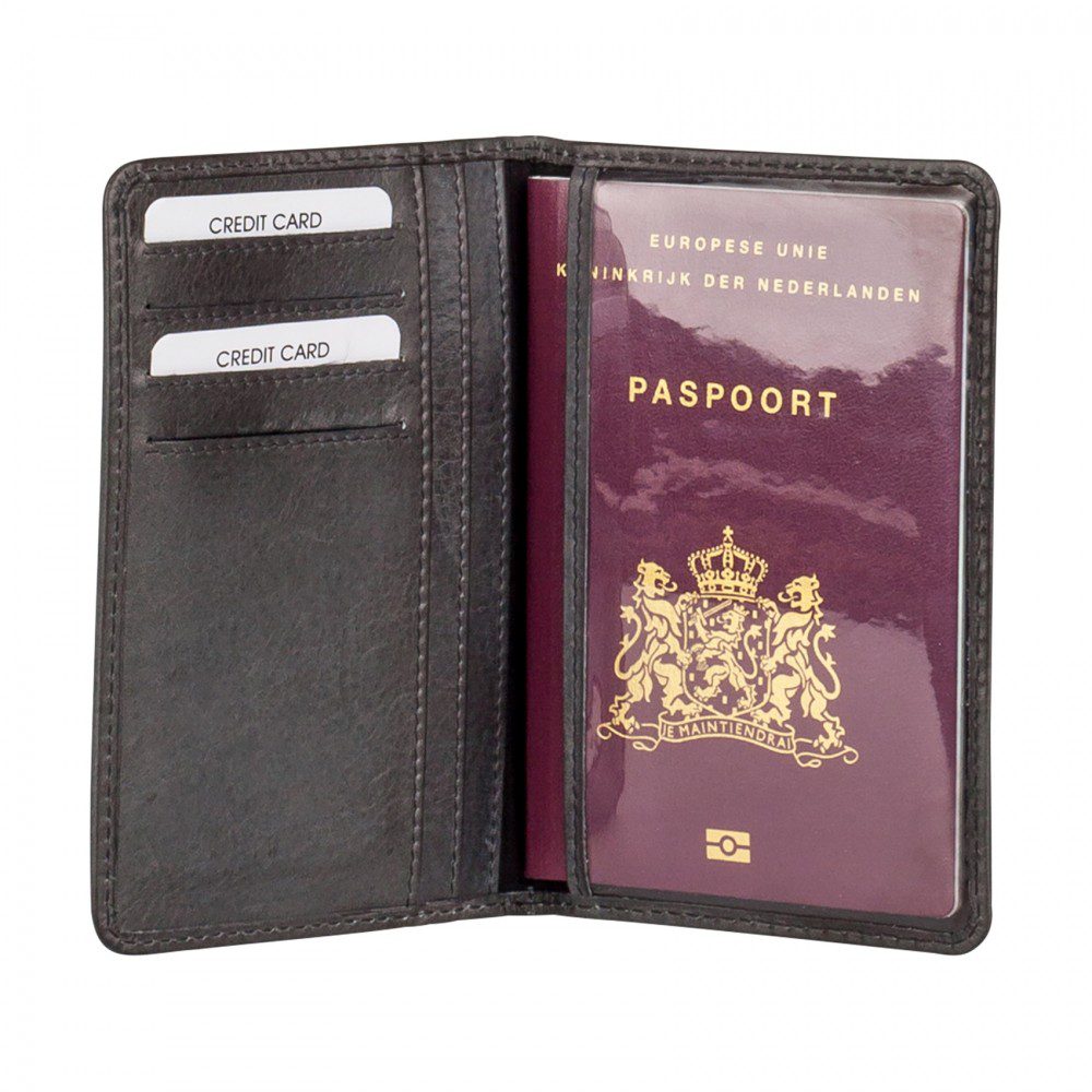 Burkely Noble Nova Passport Cover Black