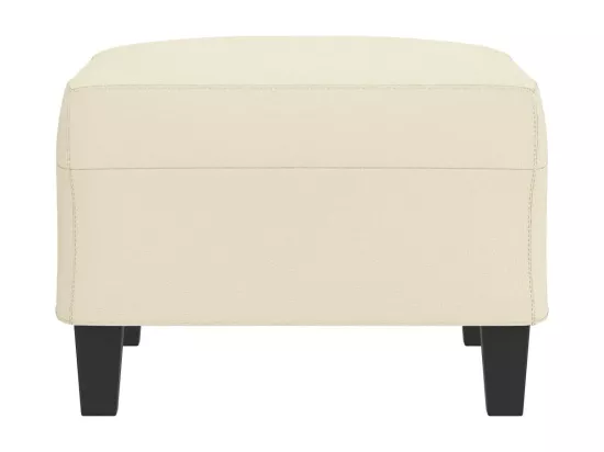 Repose-pied Crème 70x55x41 cm Similicuir