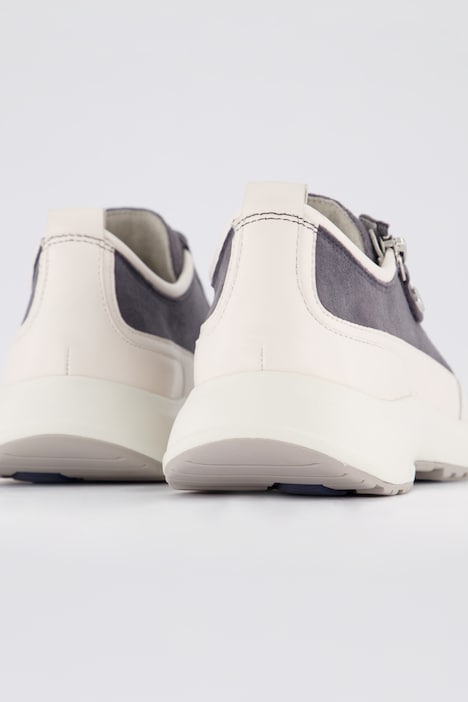 Caprice Leder-Sneaker, Memory Foam, Zipper, Komfortweite