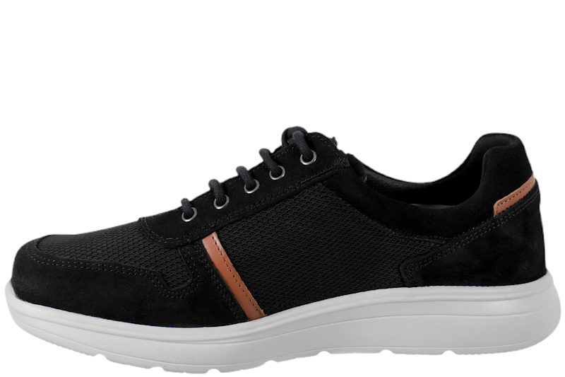 NEW FEET SKO I SORT TEKSTIL OG MESH