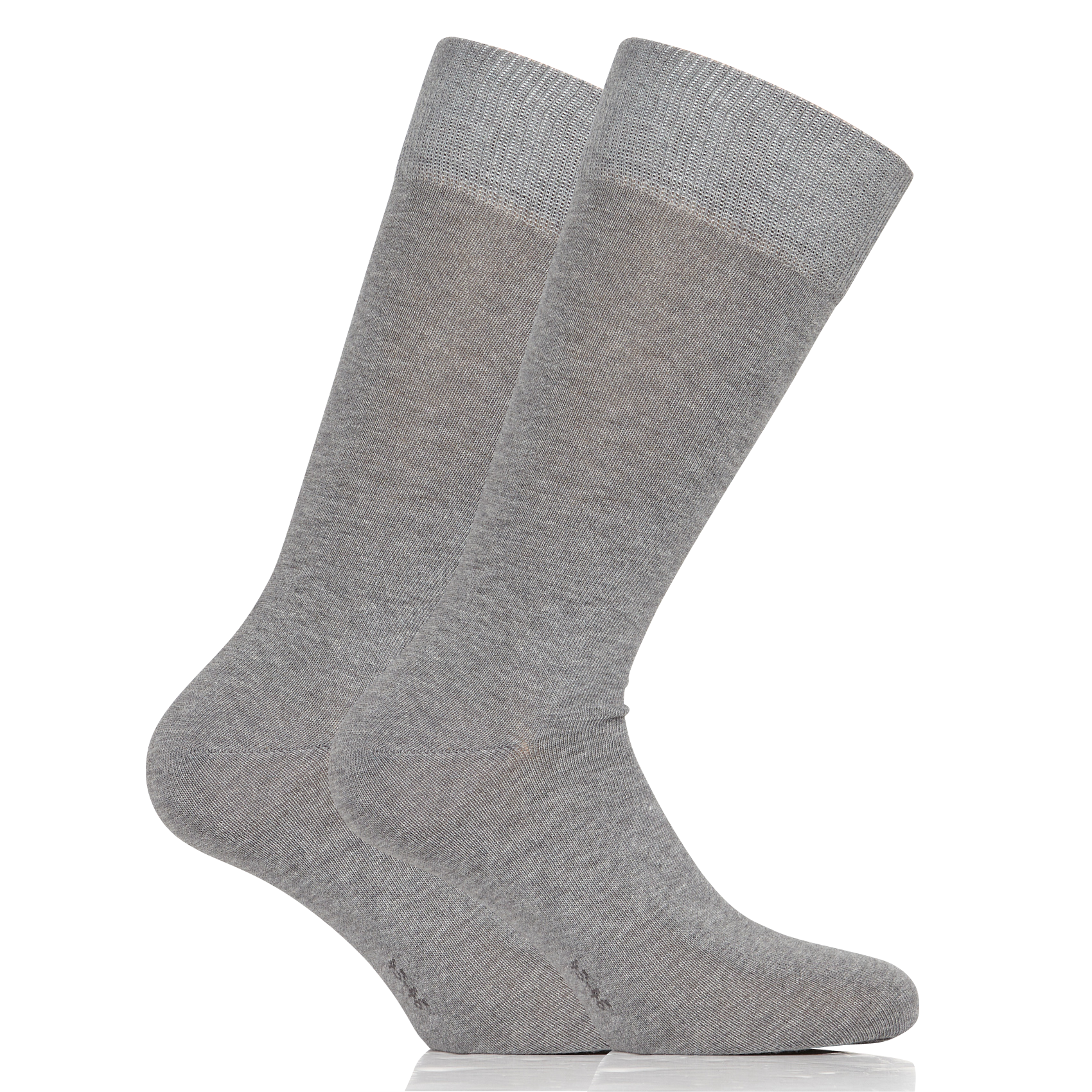 HAPPY - Lot de 2 paires de chaussettes en coton mélangé | Gris