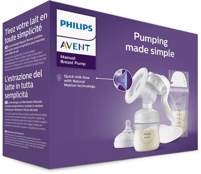 Philips Avent SCF430/20 Brystpumpe Manuell Startsett