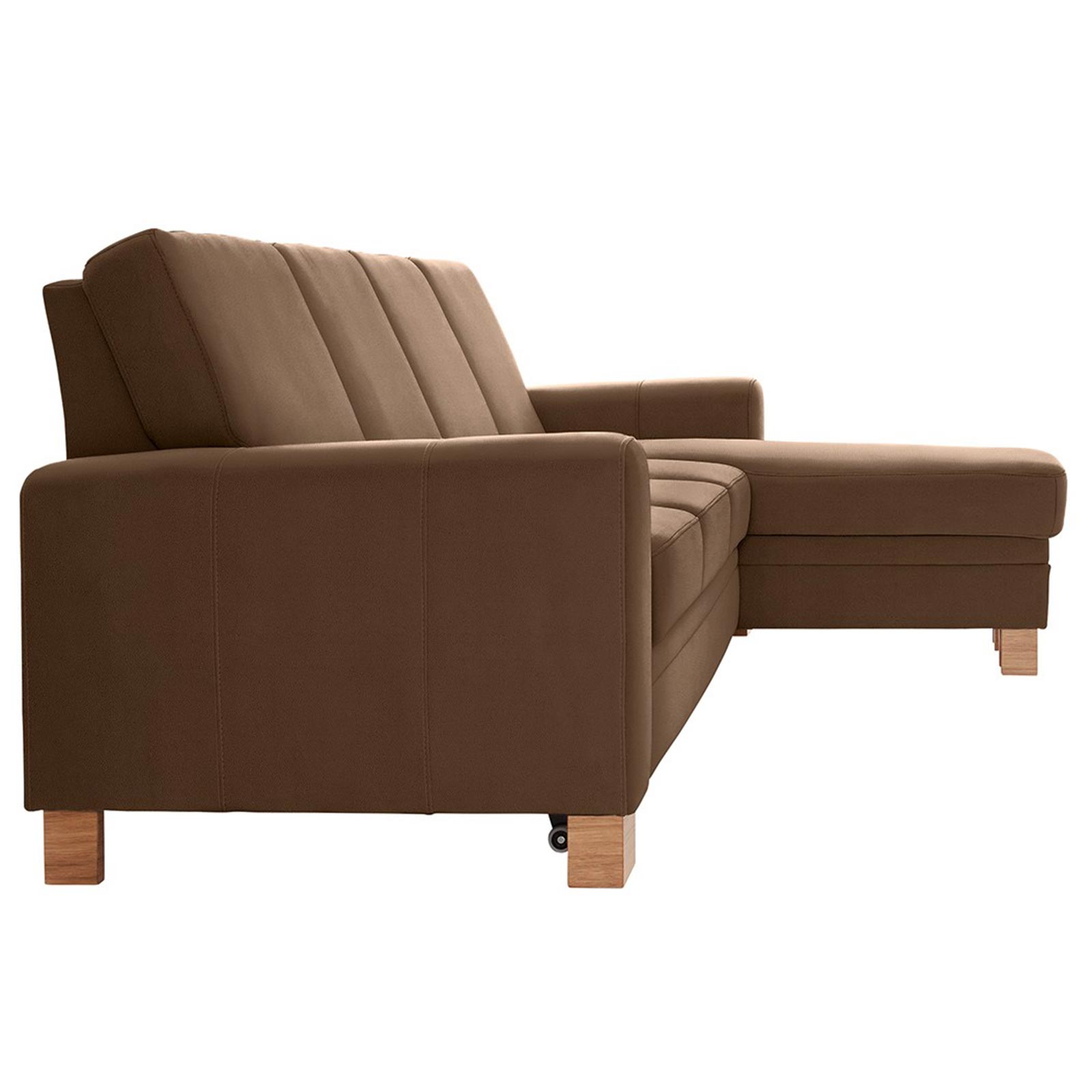 polsterpower Ecksofa - Holiday mandel - Basismodell - Recamiere rechts