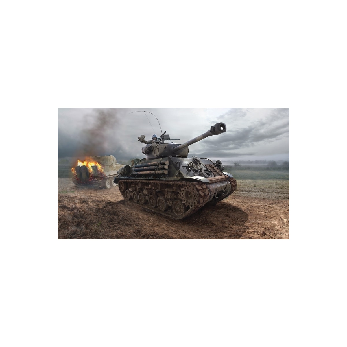 ITALERI 1:35 - Sherman Fury M4A3E8