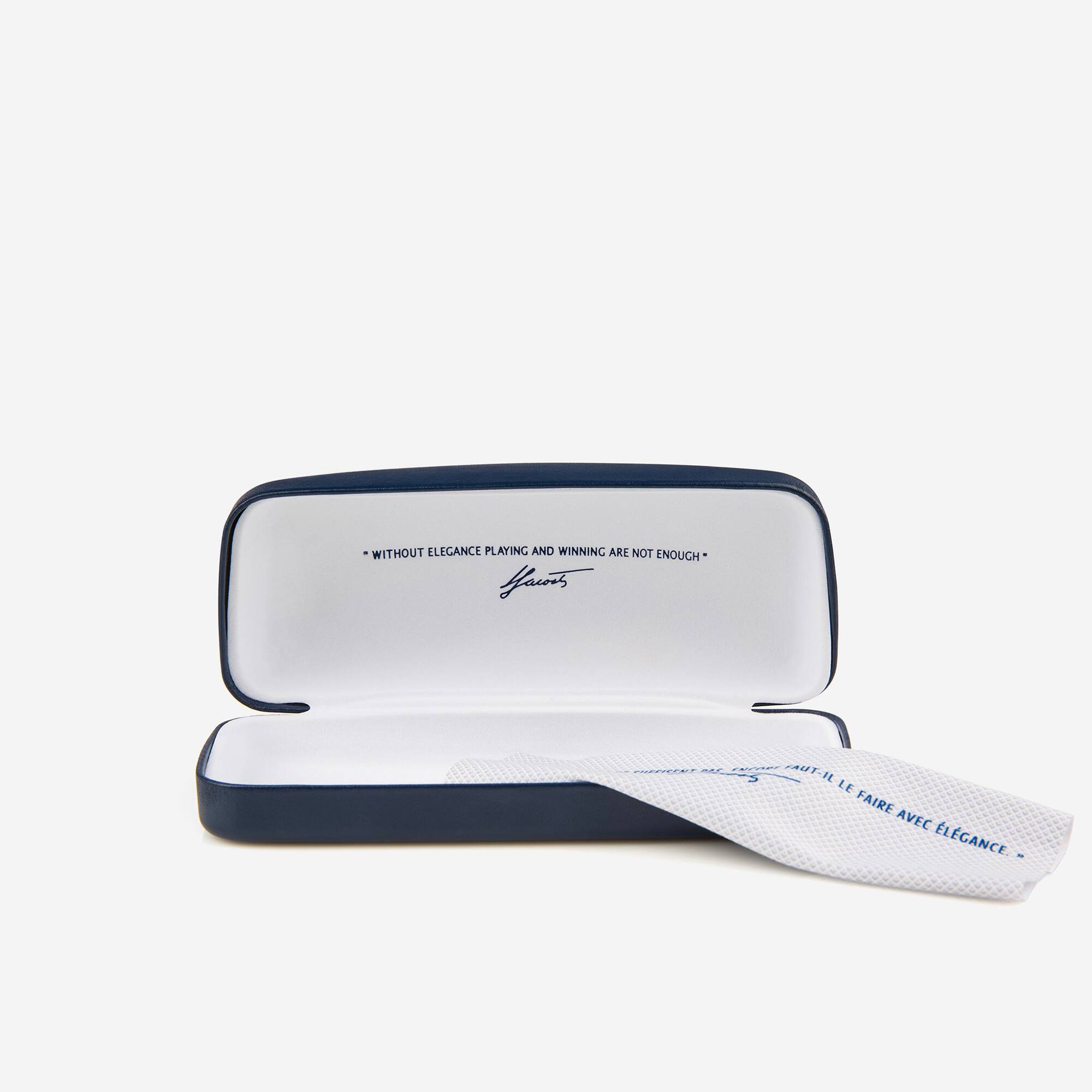 Unisex Sonnenbrille mit eckigem Kunststoffrahmen Sonnenbrillen - Blau - Lacoste - Unisex