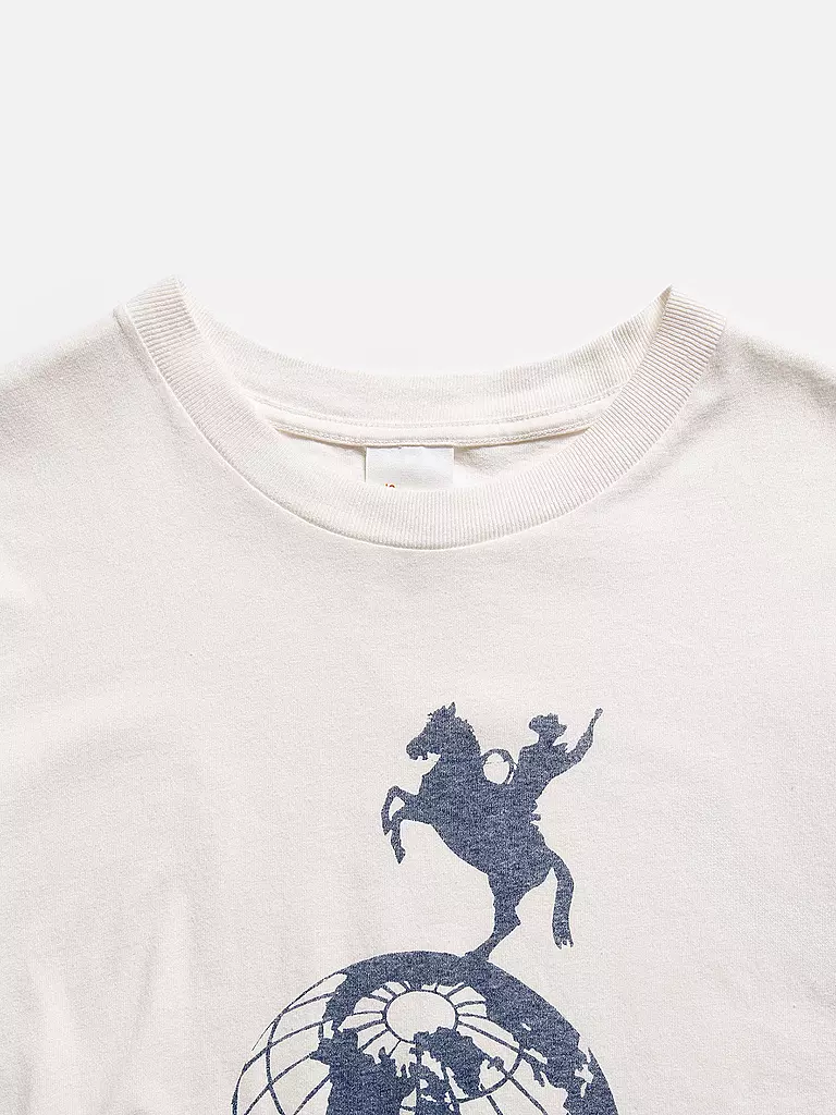 NUDIE JEANS T-Shirt ROY  creme