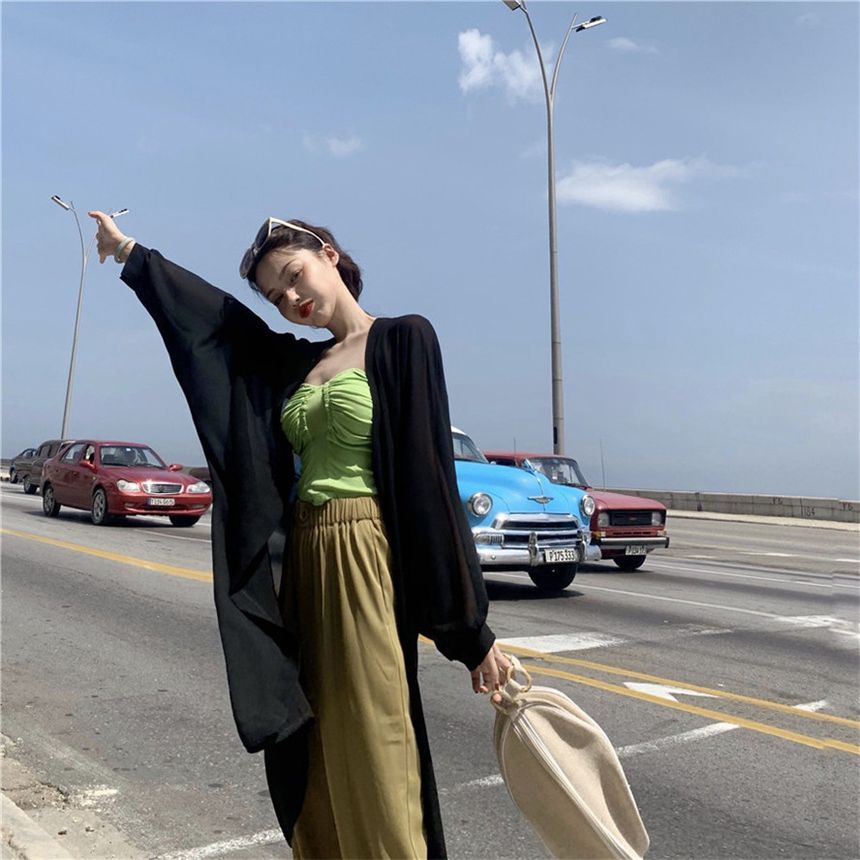Sienne - Chiffon lange jas