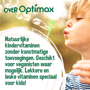Optimax Multivitaminen Kids Aardbei Kauwtabletten 90TB
