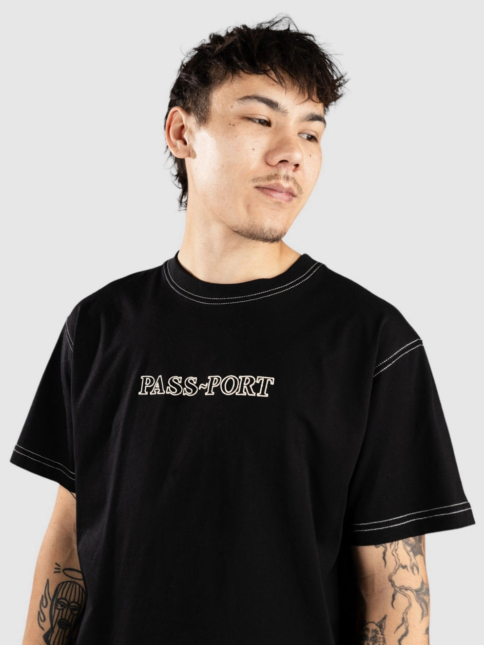 Pass Port Official Organic R41 T-Shirt black
