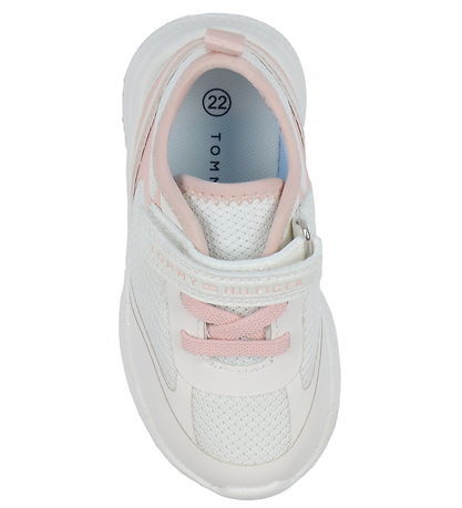 Tommy Hilfiger Schuhe - Lace Up/Klettband Sneakers - Off White/P