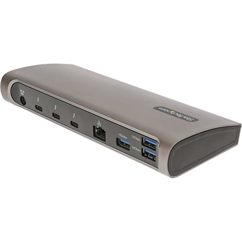 StarTech.com Dock Thunderbolt 4 - Hub Thunderbolt 4 96W Power Delivery - Moniteur unique 8K/Double moniteurs 4K 60Hz - Docking Station Thunderbolt 4 3xTB4/USB4/4xUSB-A/SD/GbE - Station d'Accueil Thunderbolt 4