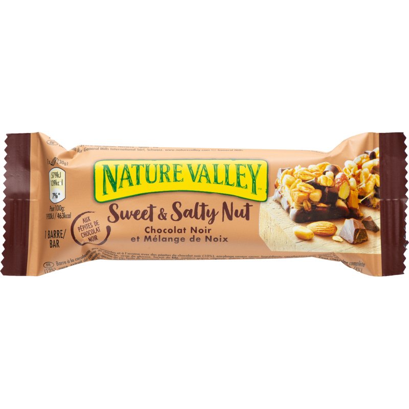 Barre Sweet & Salty Nut Chocolat Noir Nature Valley - 30 g