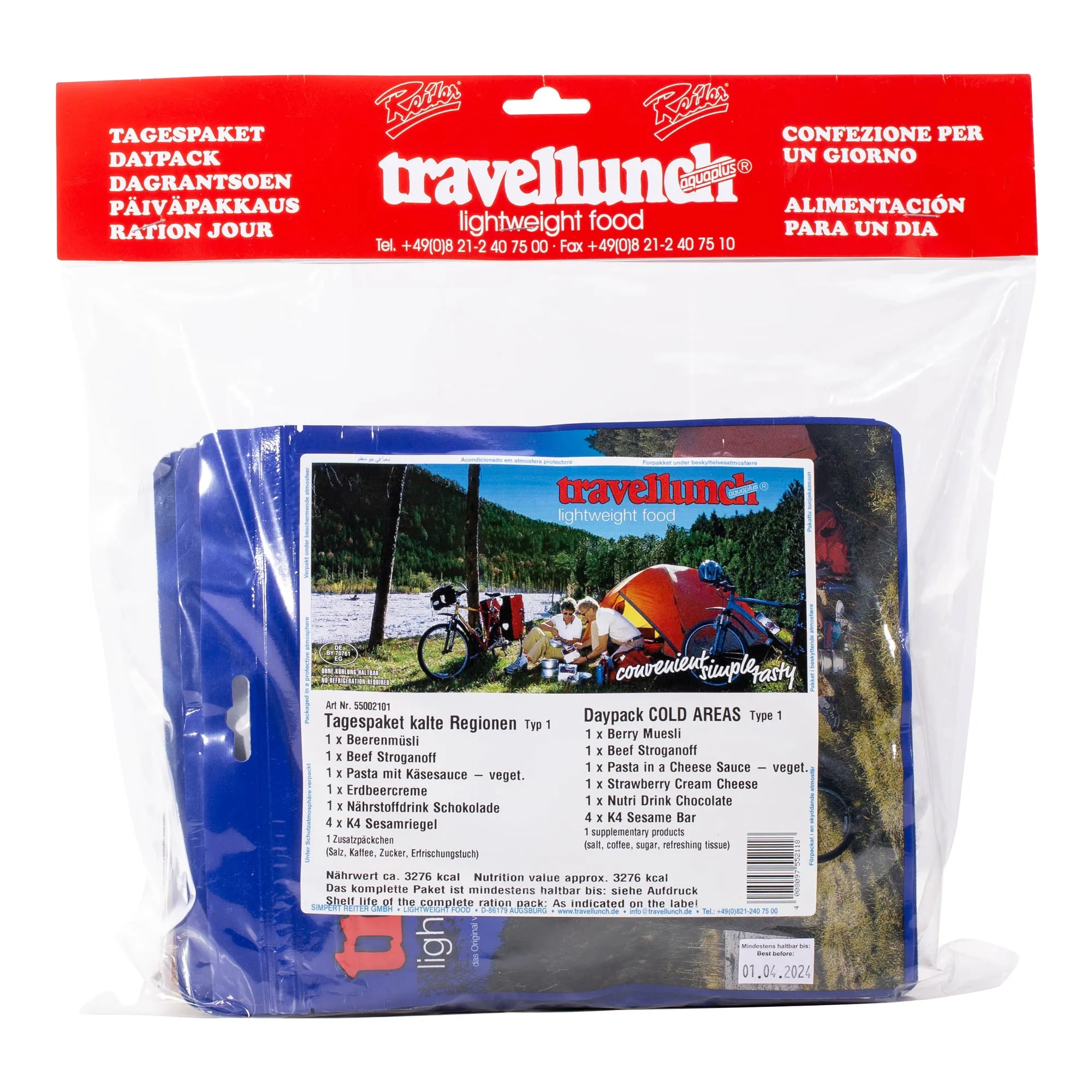 Travellunch -  Tagespaket kalte Regionen Typ 1